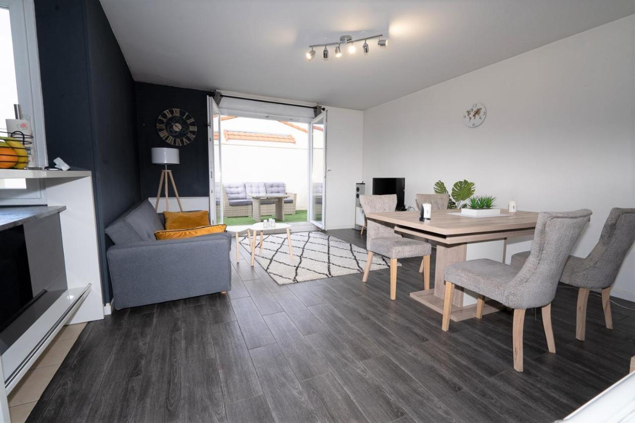T3-Rare-2 Chambres-Parking Gratuit-2 Terrasses-Netflix-Proche Paris-La Defense Argenteuil Extérieur photo